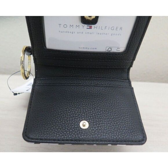 Tommy Hilfiger 69J5888 Multi Signature Logo ID/Credit Card Holder w/Keyring $68+ - Picture 6 of 6